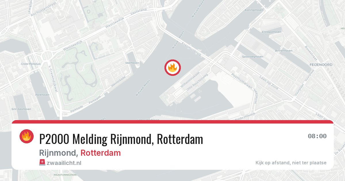P2000 Melding Rijnmond, Rotterdam — 17 apr 2026