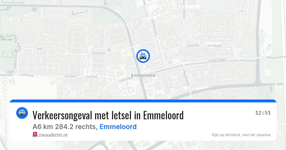 Verkeersongeval met letsel in Emmeloord — 12 feb 2026