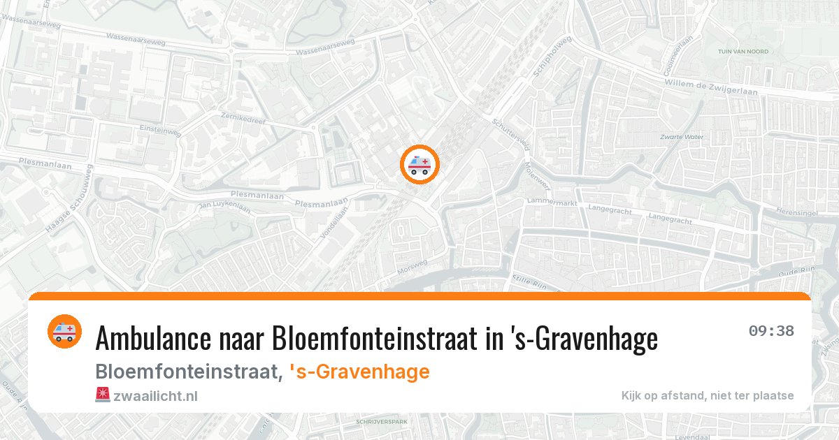 Ambulance naar Bloemfonteinstraat in 's-Gravenhage — 24 mrt 2026
