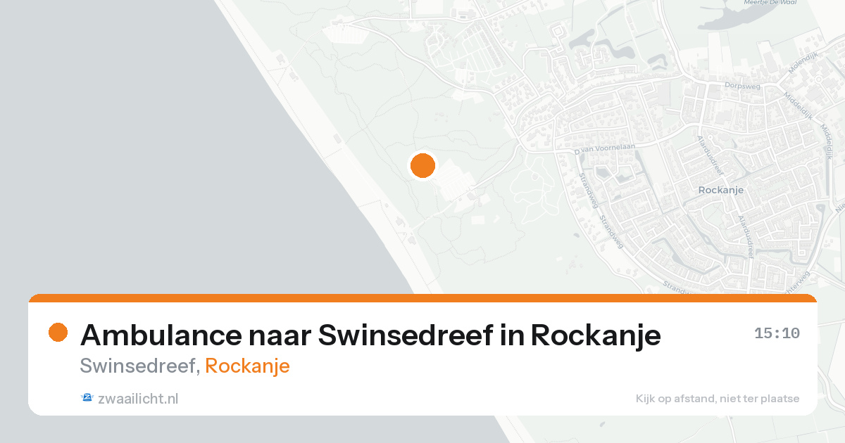 Ambulance naar Swinsedreef in Rockanje — 6 jun 2026