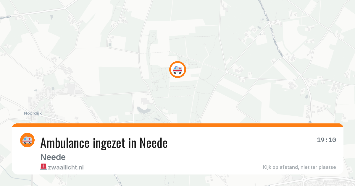 Ambulance ingezet in Neede — 12 aug 2026