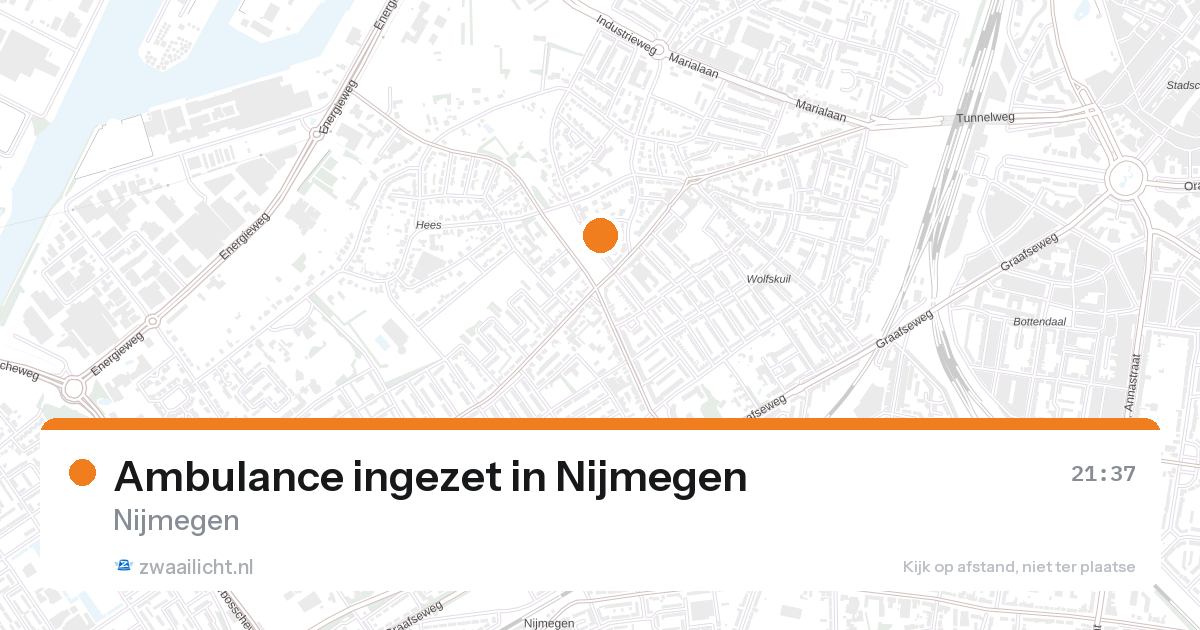 Ambulance ingezet in Nijmegen — 26 aug 2026