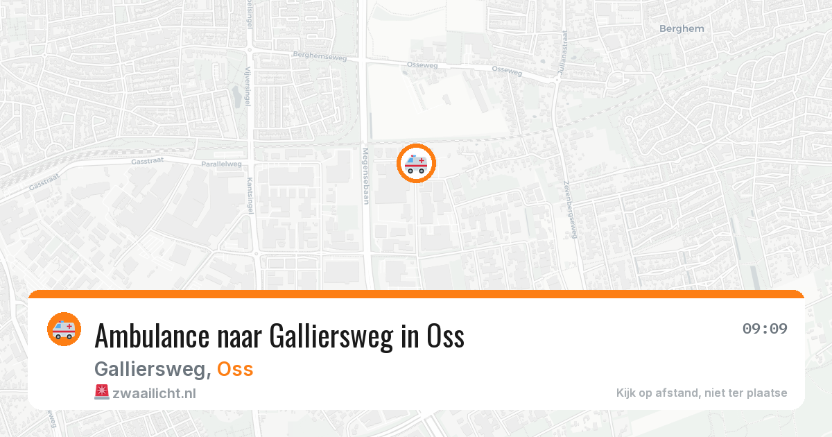 Ambulance naar Galliersweg in Oss — 18 mrt 2026