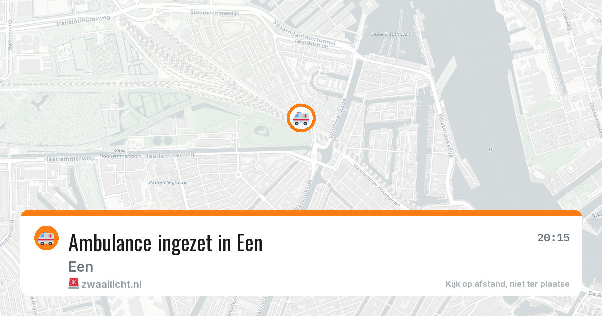Ambulance ingezet in Een — 15 jun 2026 | 🚨 Zwaailicht.nl