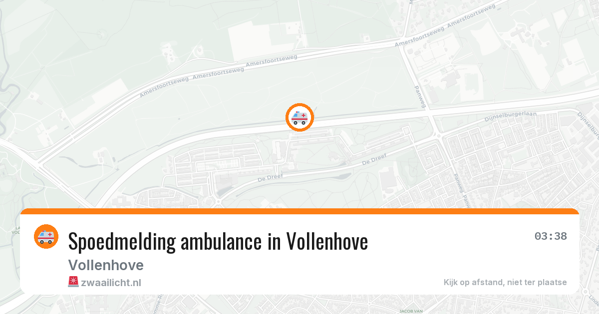 Spoedmelding ambulance in Vollenhove — 8 aug 2026
