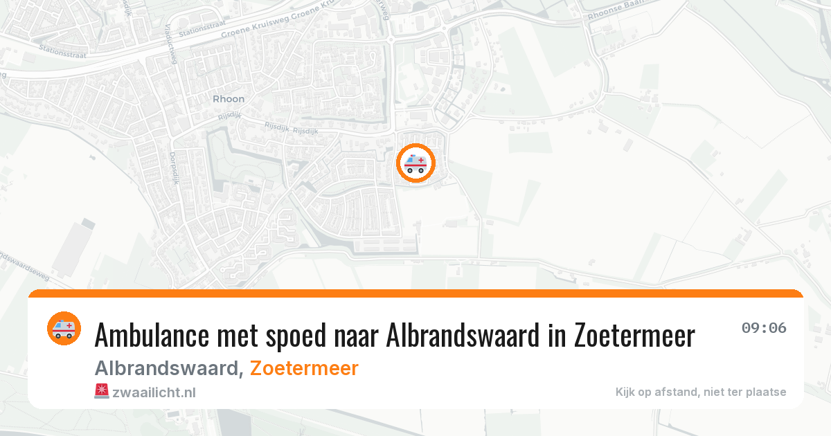 Ambulance met spoed naar Albrandswaard in Zoetermeer — 23 jan 2026
