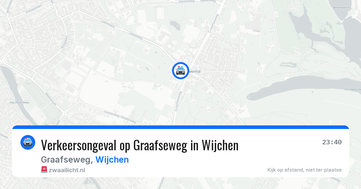 Verkeersongeval op Graafseweg in Wijchen — 12 aug 2026