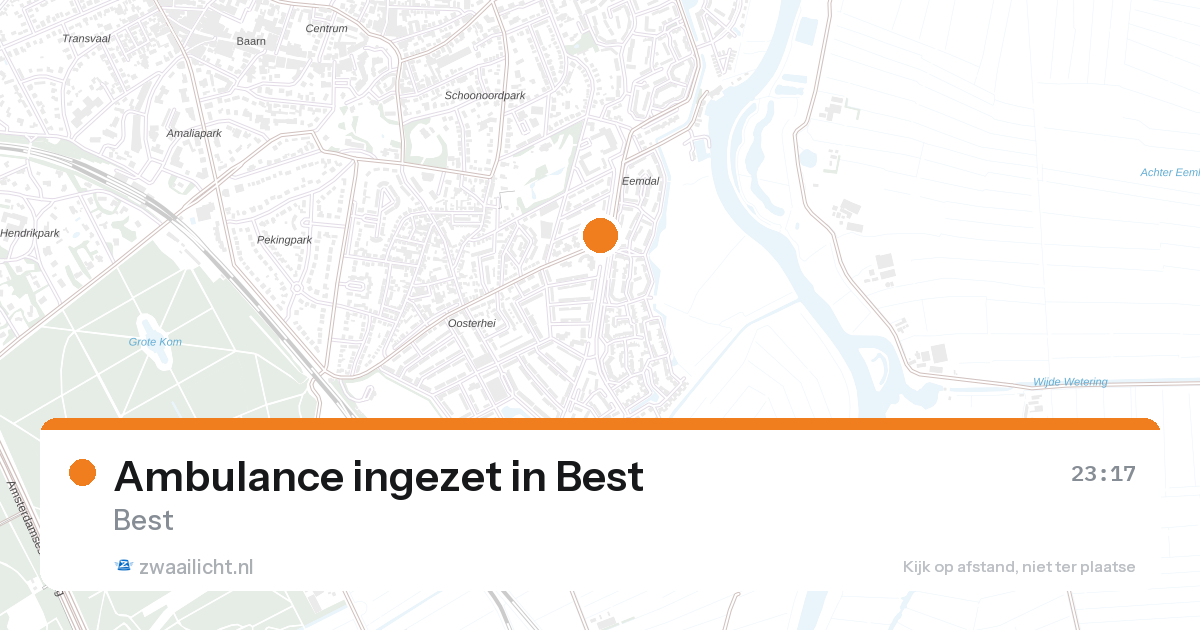 Ambulance ingezet in Best — 6 feb 2026