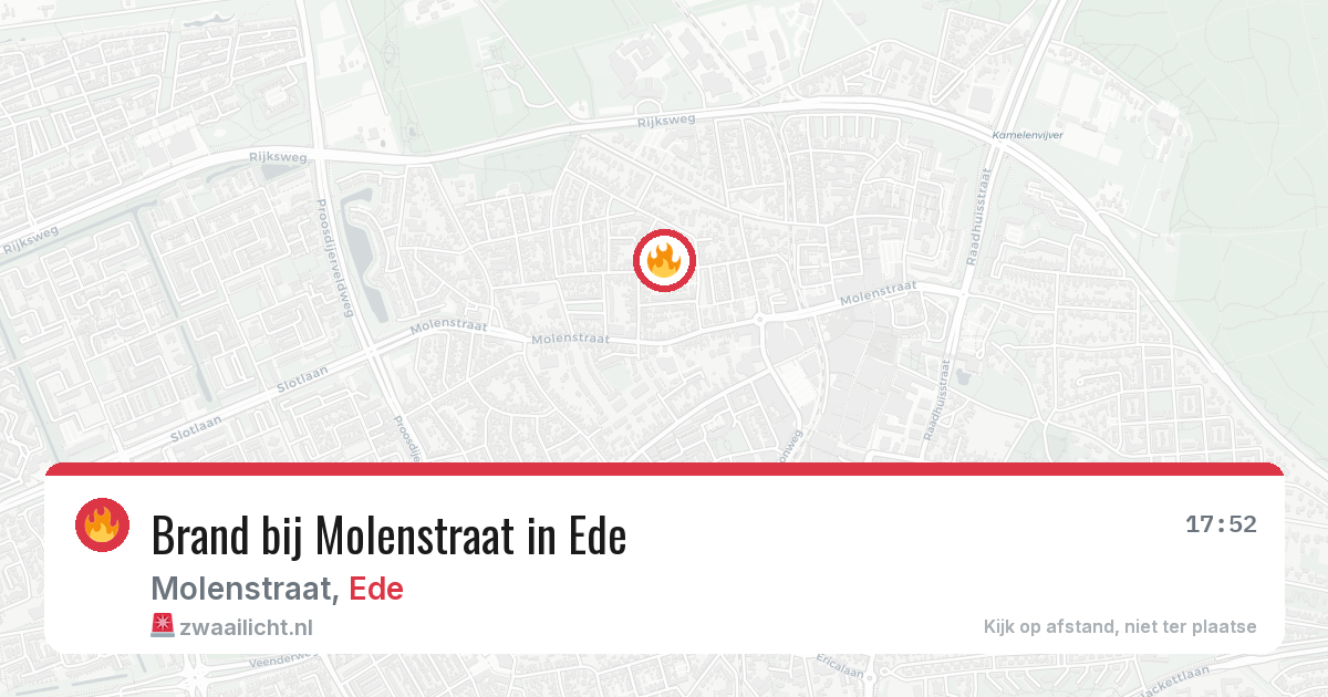 Brand bij Molenstraat in Ede — 7 jul 2026