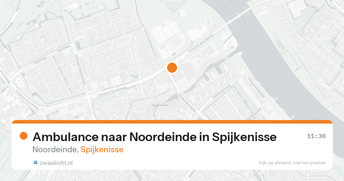 Ambulance naar Noordeinde in Spijkenisse — 30 jun 2026