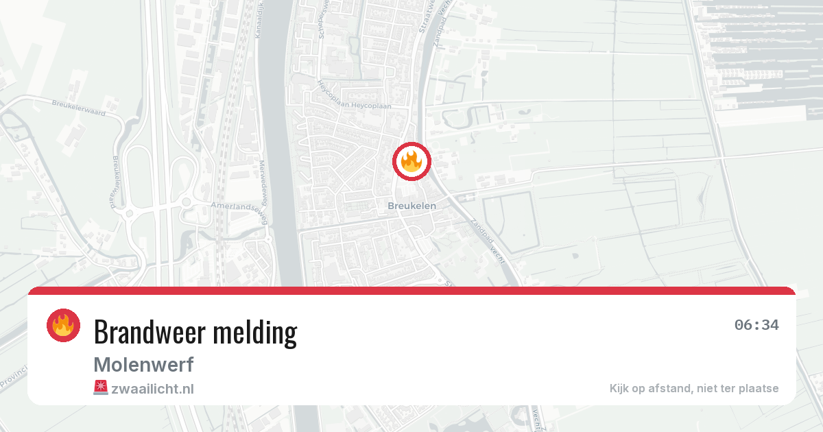 Brandweer melding — 23 feb 2026