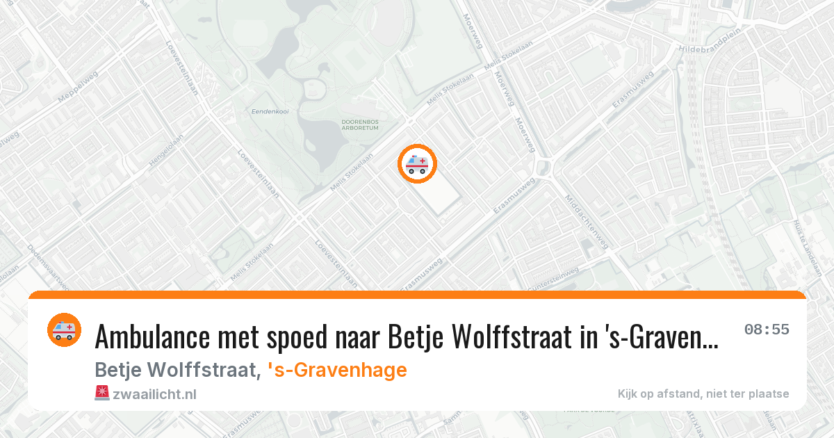 Ambulance met spoed naar Betje Wolffstraat in 's-Gravenhage — 30 mrt 2026