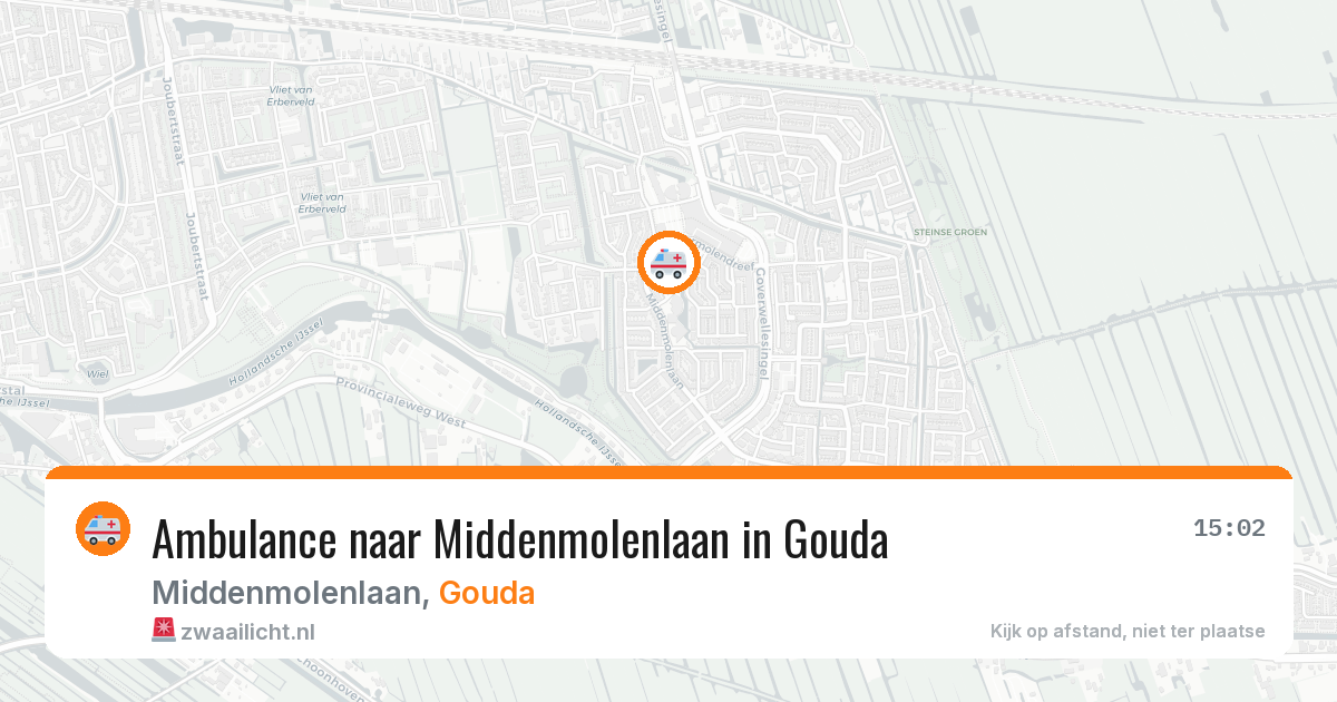 Ambulance naar Middenmolenlaan in Gouda — 5 mei 2026