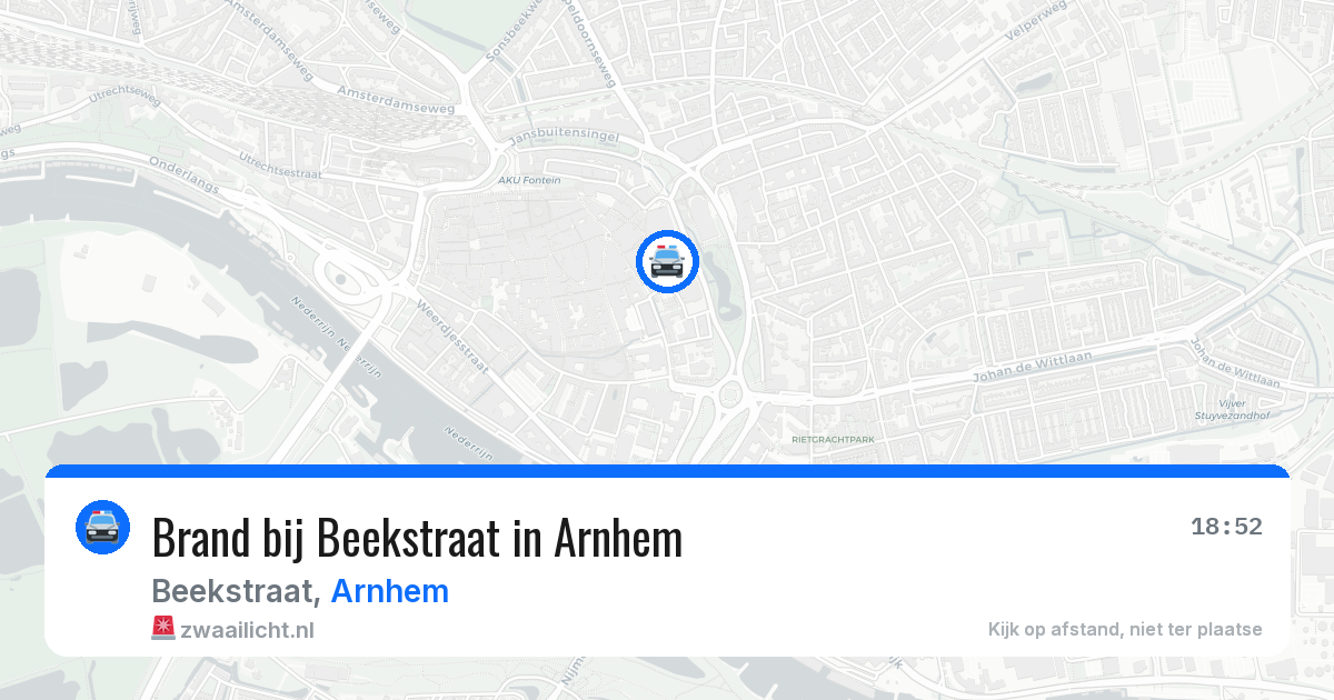 Brand bij Beekstraat in Arnhem — 29 apr 2026
