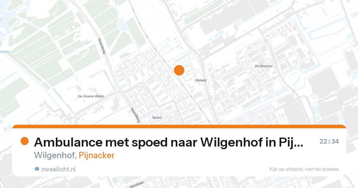 Ambulance met spoed naar Wilgenhof in Pijnacker — 15 jun 2026