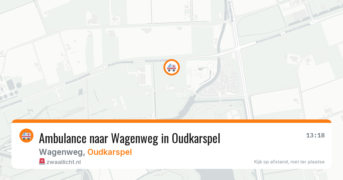 Ambulance naar Wagenweg in Oudkarspel — 31 mei 2026