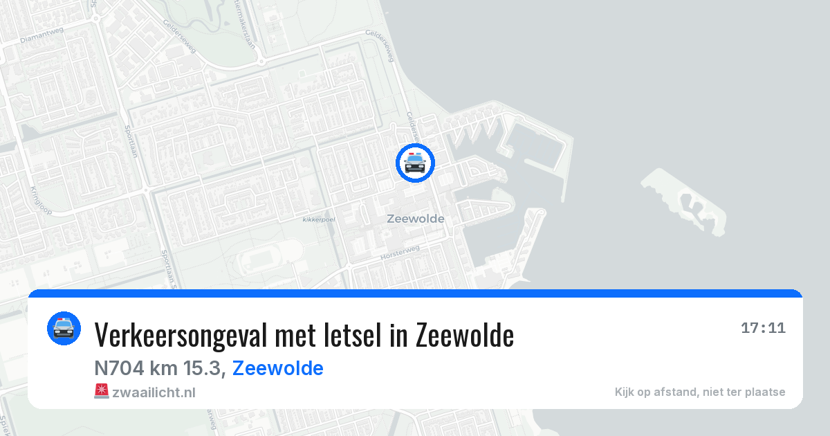 Verkeersongeval met letsel in Zeewolde — 31 mei 2026