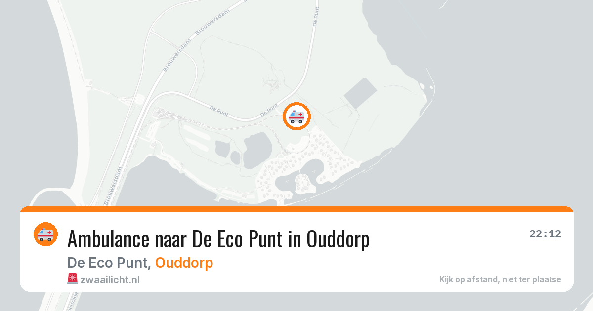 Ambulance naar De Eco Punt in Ouddorp — 30 jun 2026