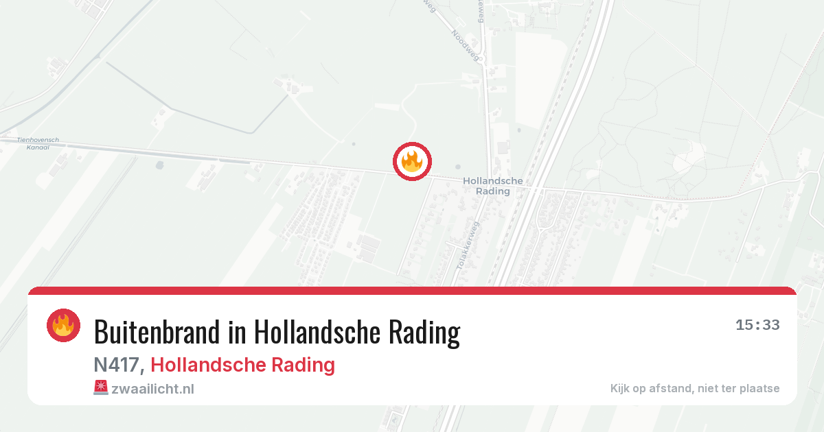 Buitenbrand in Hollandsche Rading — 12 aug 2026