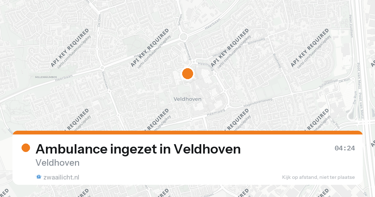 Ambulance ingezet in Veldhoven — 17 jun 2026