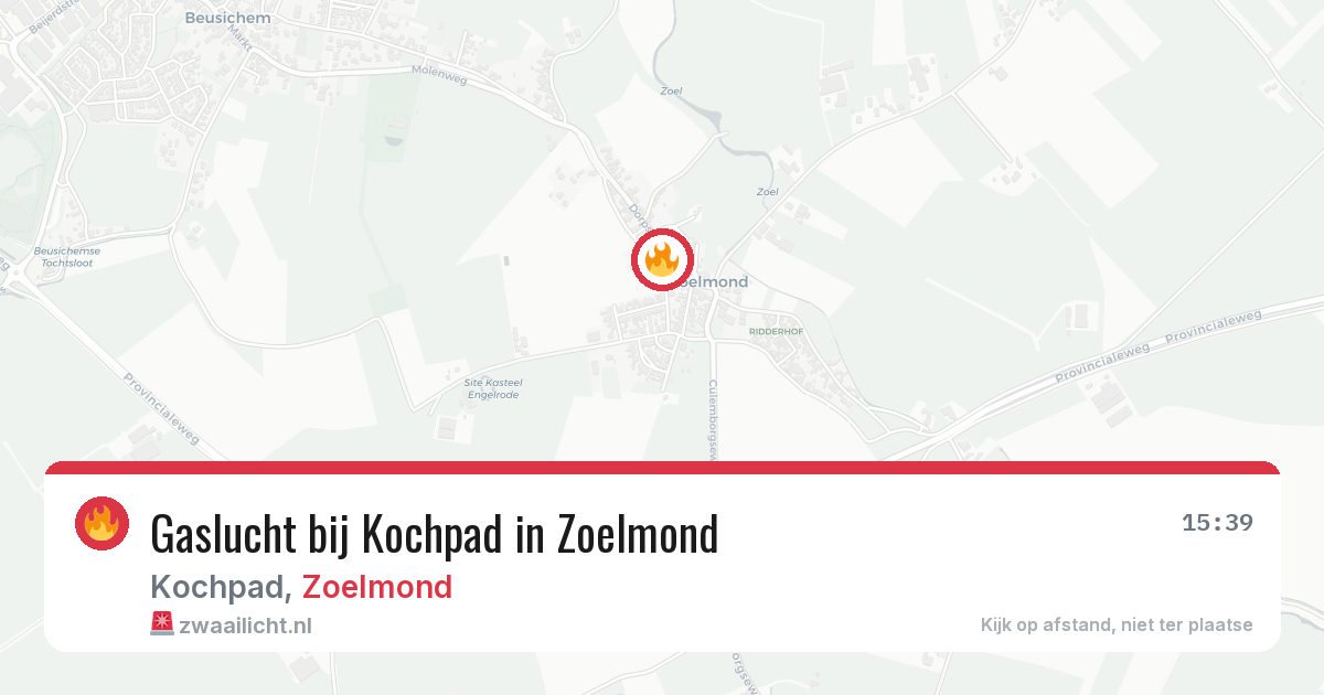 Gaslucht bij Kochpad in Zoelmond — 16 mei 2026
