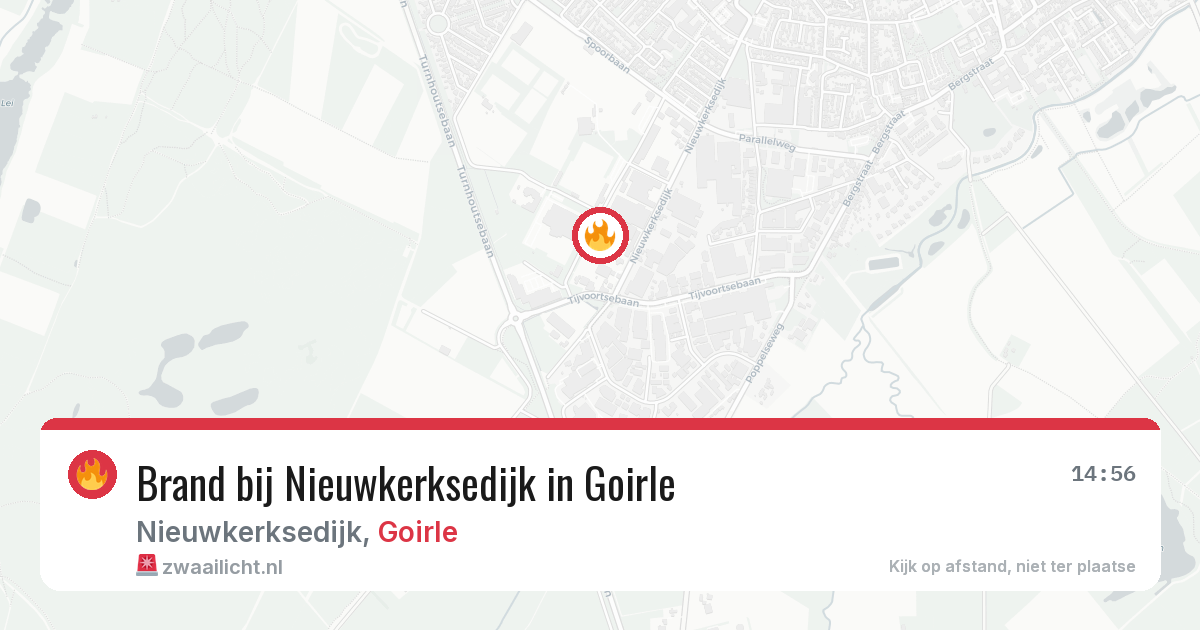 Brand bij Nieuwkerksedijk in Goirle — 18 jun 2026