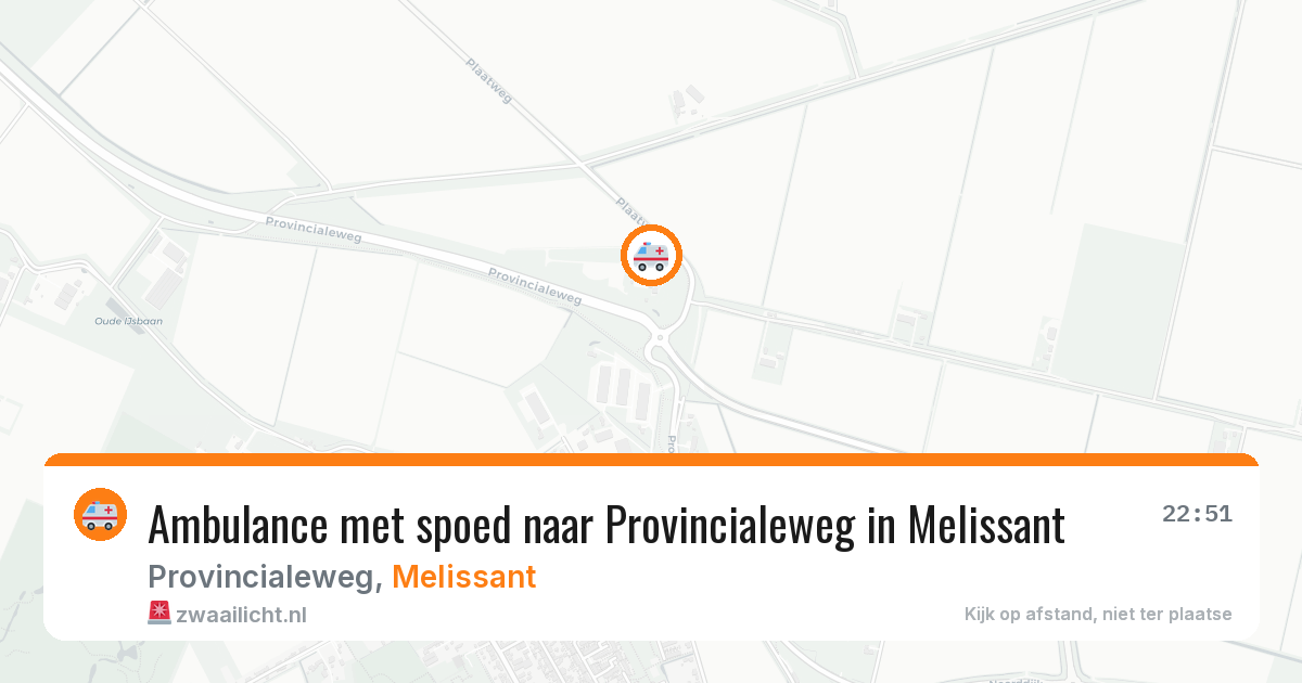 Ambulance met spoed naar Provincialeweg in Melissant — 27 mrt 2026