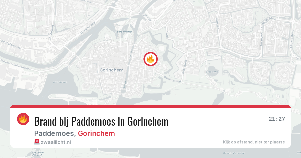 Brand bij Paddemoes in Gorinchem — 17 mrt 2026