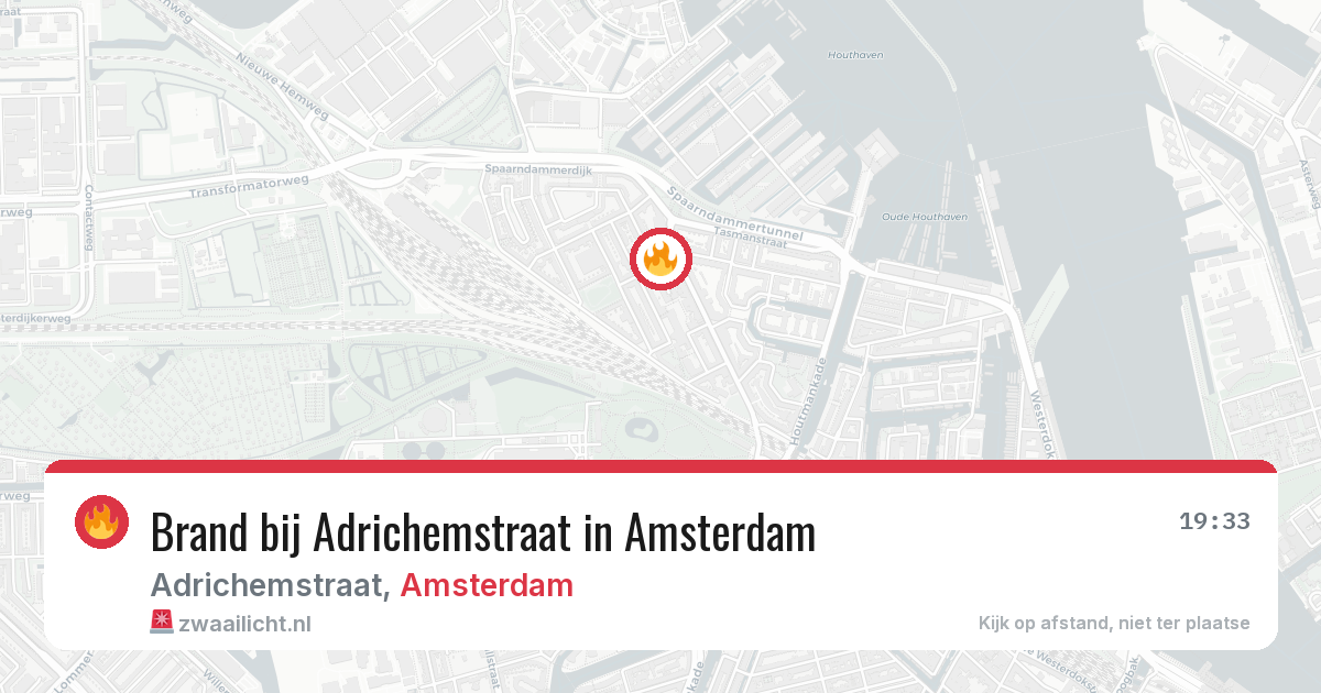 Brand bij Adrichemstraat in Amsterdam — 5 jun 2026