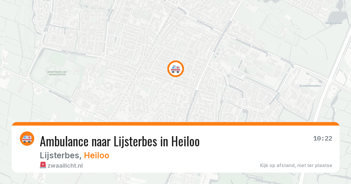 Ambulance naar Lijsterbes in Heiloo — 2 apr 2026