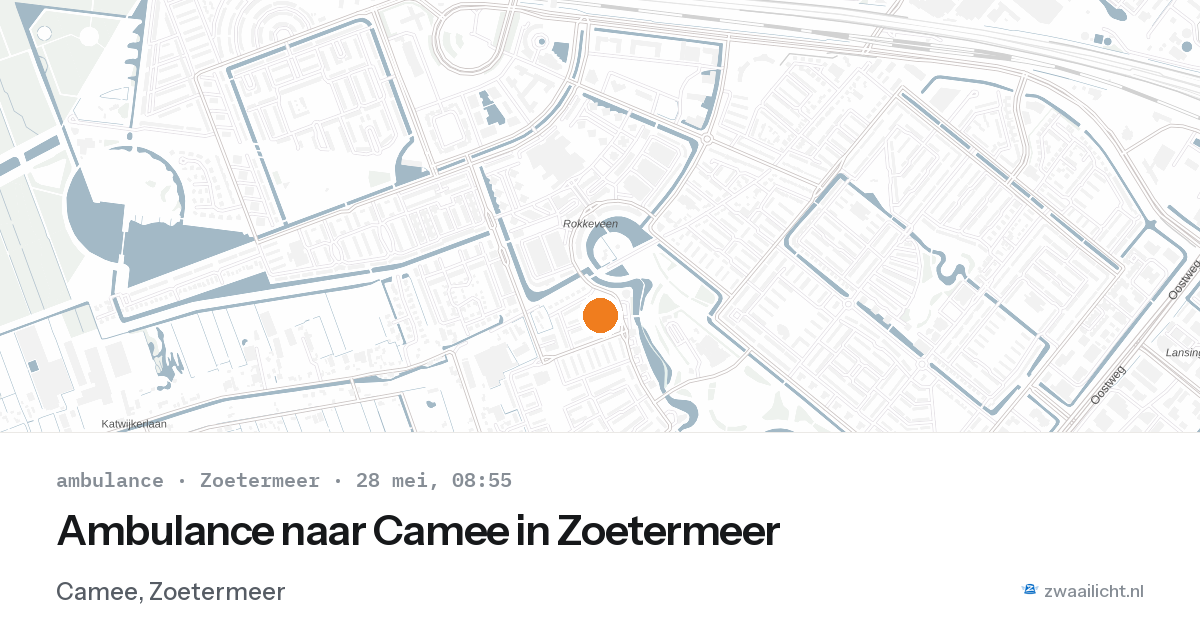 Ambulance naar Camee in Zoetermeer — 28 mei 2026