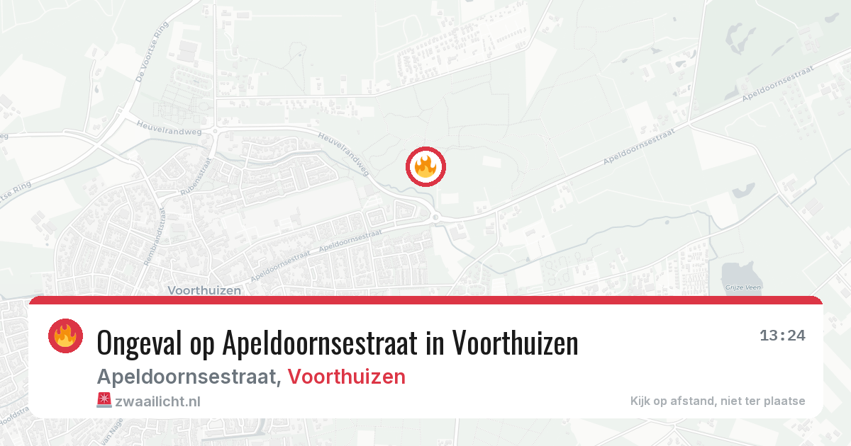 Ongeval op Apeldoornsestraat in Voorthuizen — 5 aug 2026