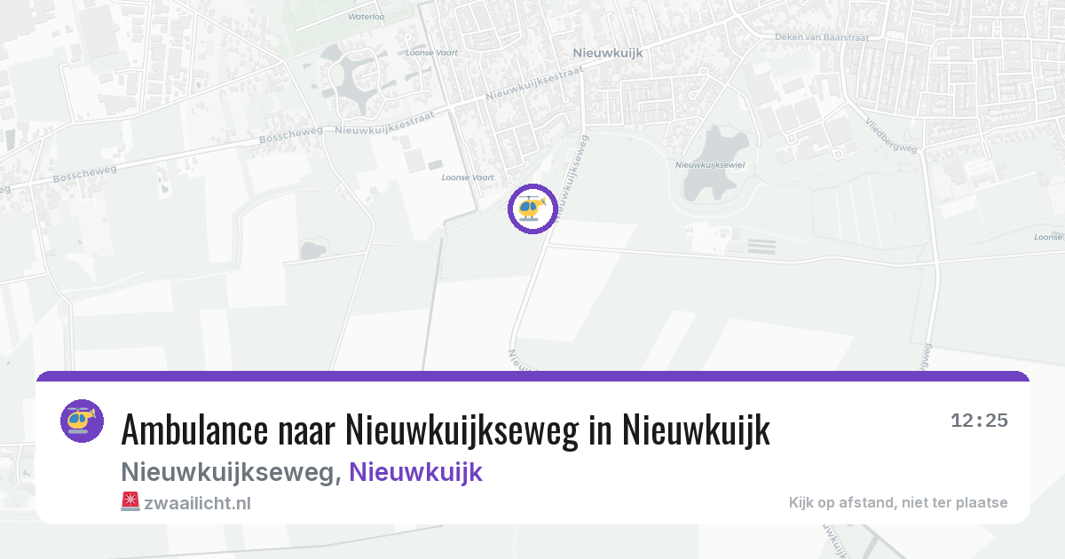 Ambulance naar Nieuwkuijkseweg in Nieuwkuijk — 14 jun 2026