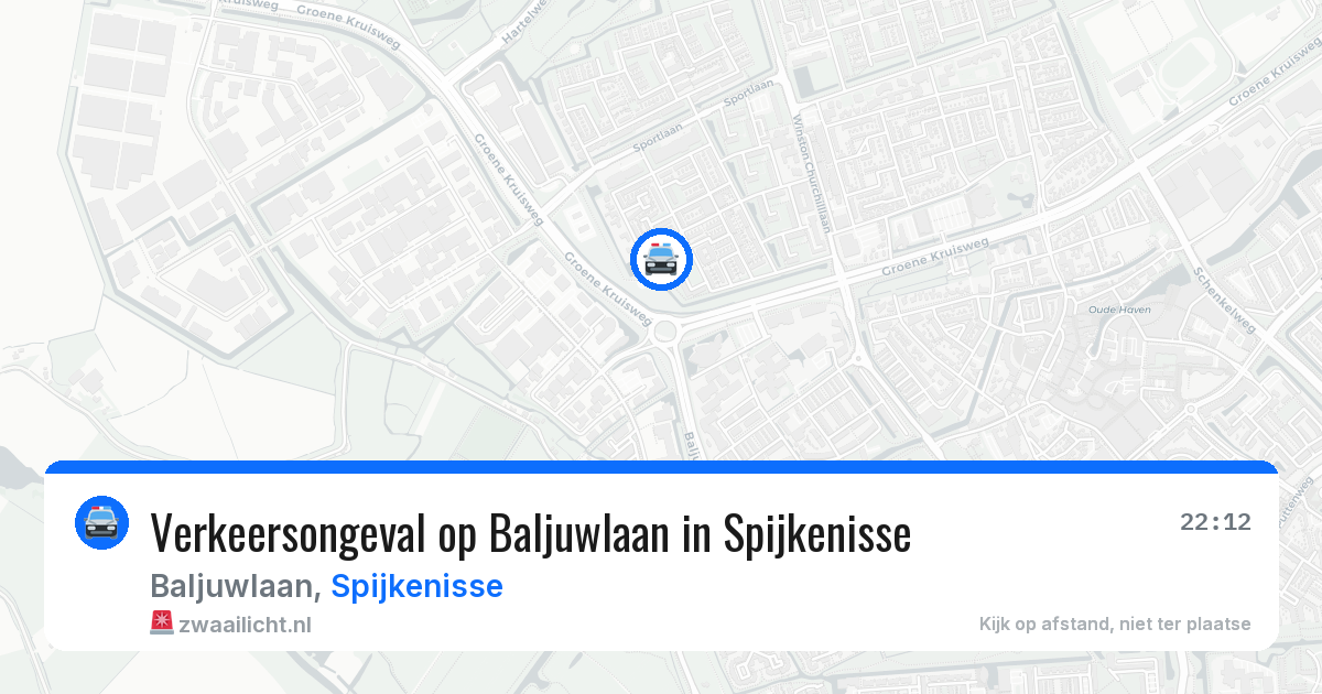 Verkeersongeval op Baljuwlaan in Spijkenisse — 1 apr 2026