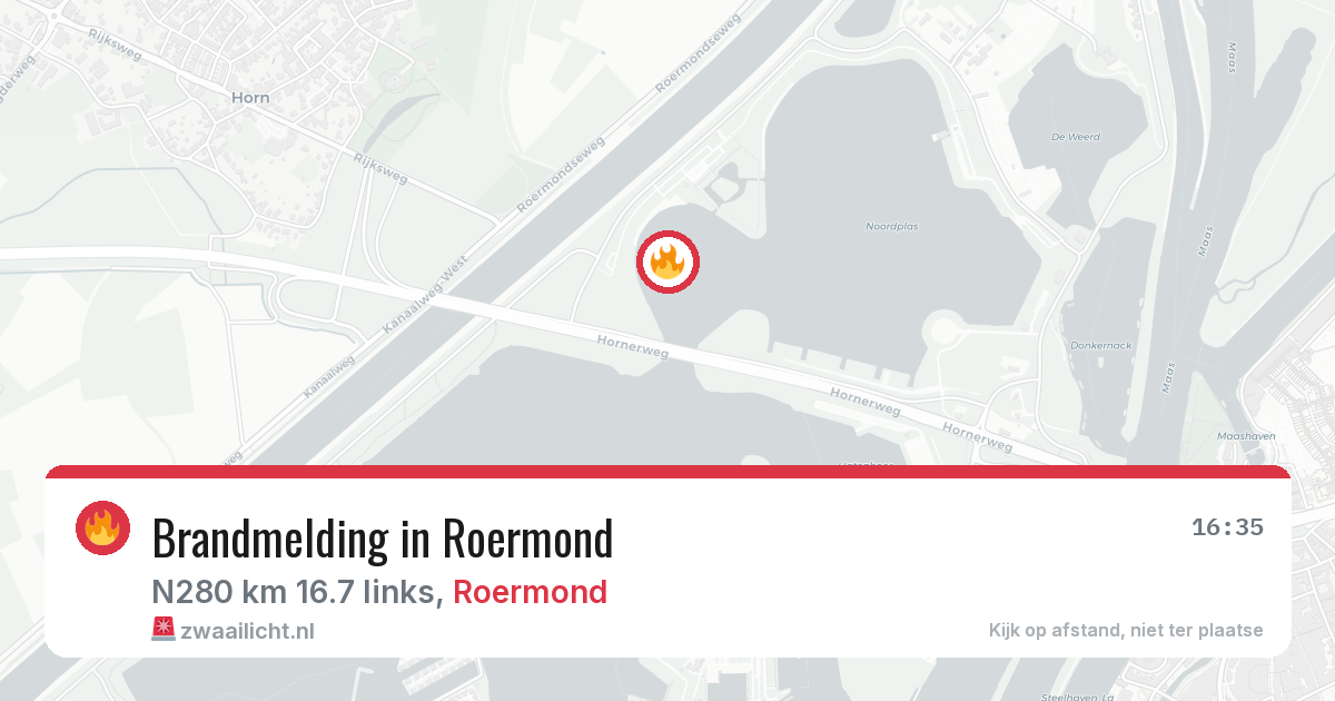 Brandmelding in Roermond — 12 aug 2026