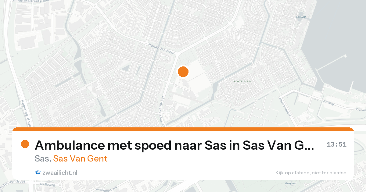 Ambulance met spoed naar Sas in Sas Van Gent — 30 jan 2026