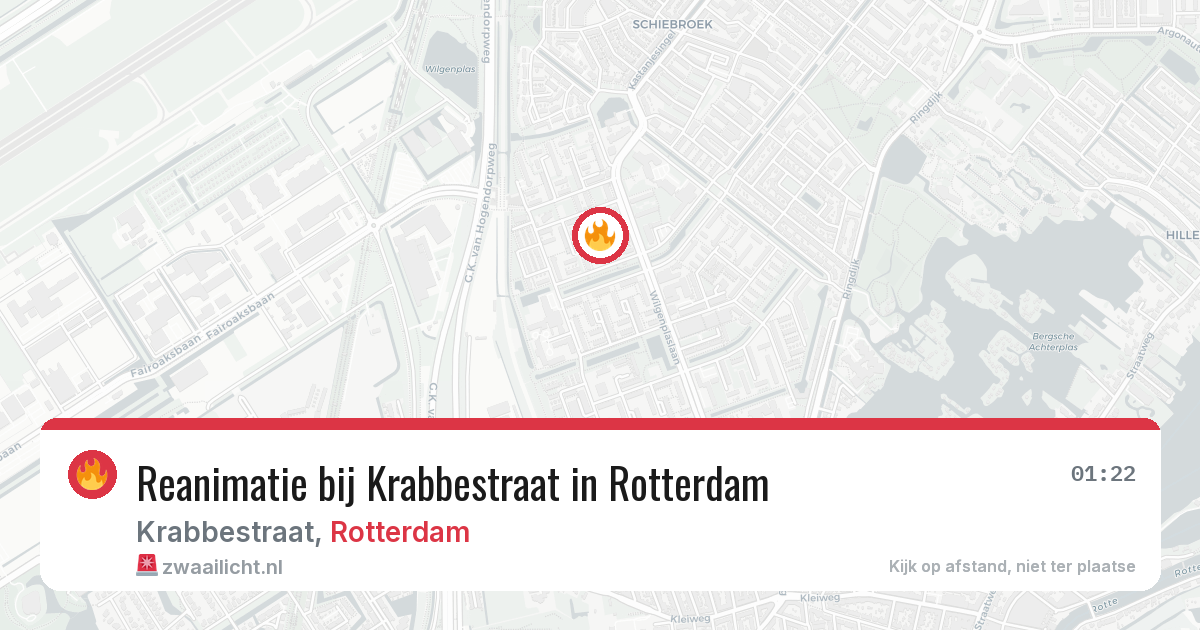 Reanimatie bij Krabbestraat in Rotterdam — 26 jun 2026