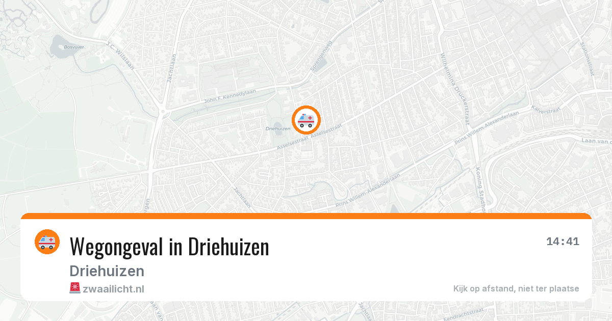 Wegongeval in Driehuizen — 16 jan 2026