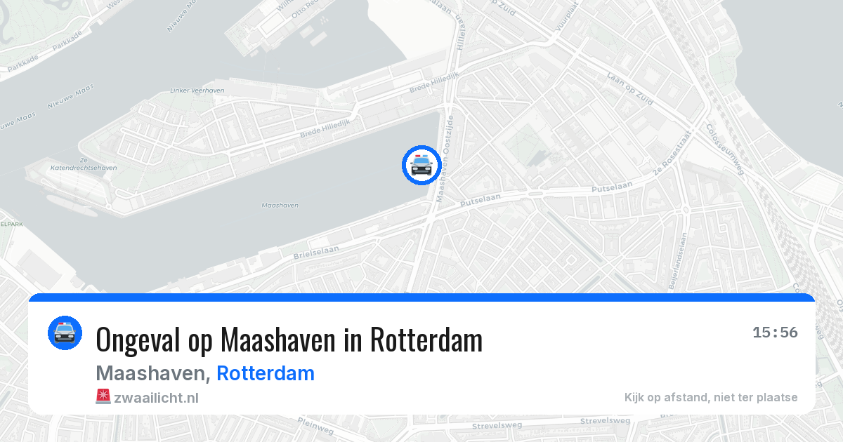 Ongeval op Maashaven in Rotterdam — 8 jun 2026