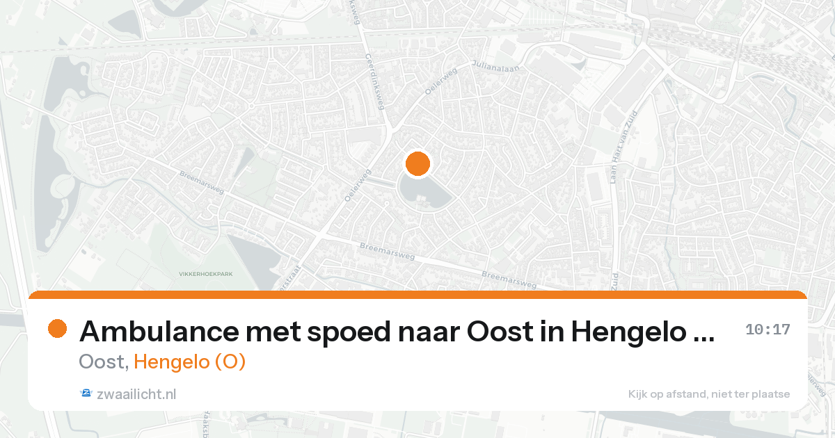 Ambulance met spoed naar Oost in Hengelo (O) — 16 aug 2026