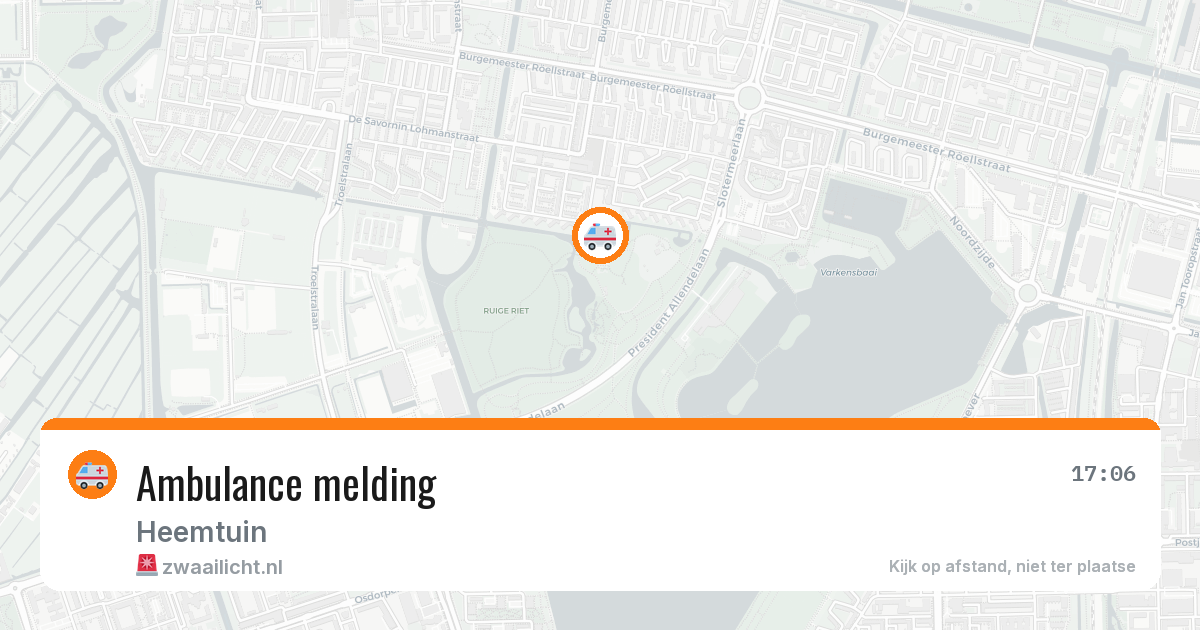 Ambulance melding — 18 jun 2026