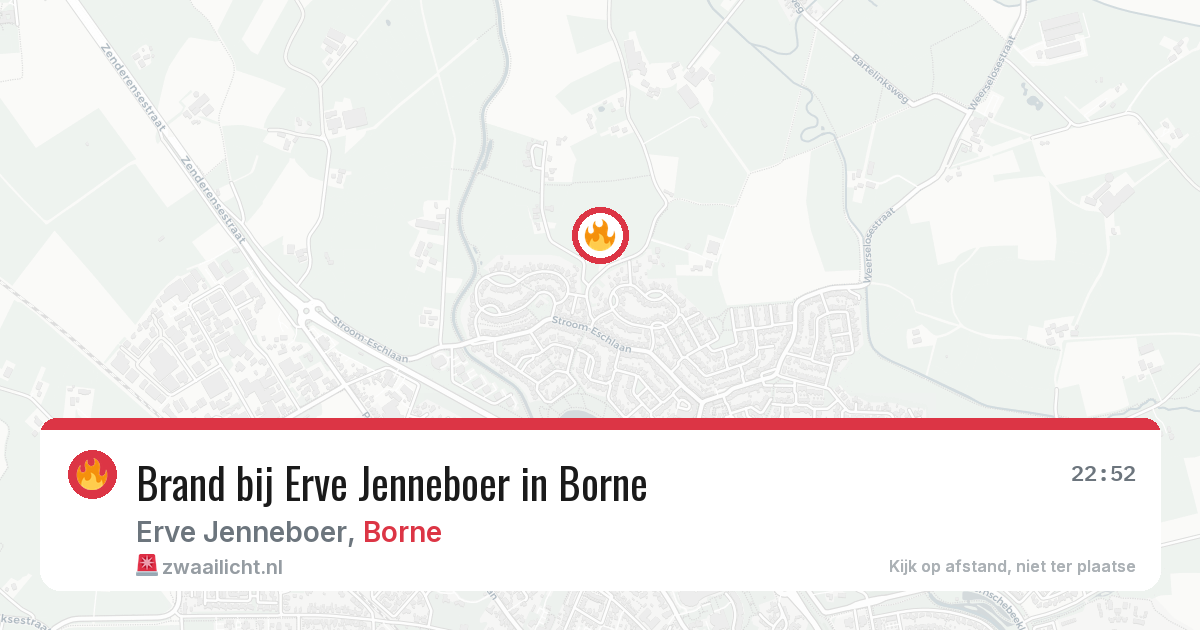 Brand bij Erve Jenneboer in Borne — 23 mrt 2026