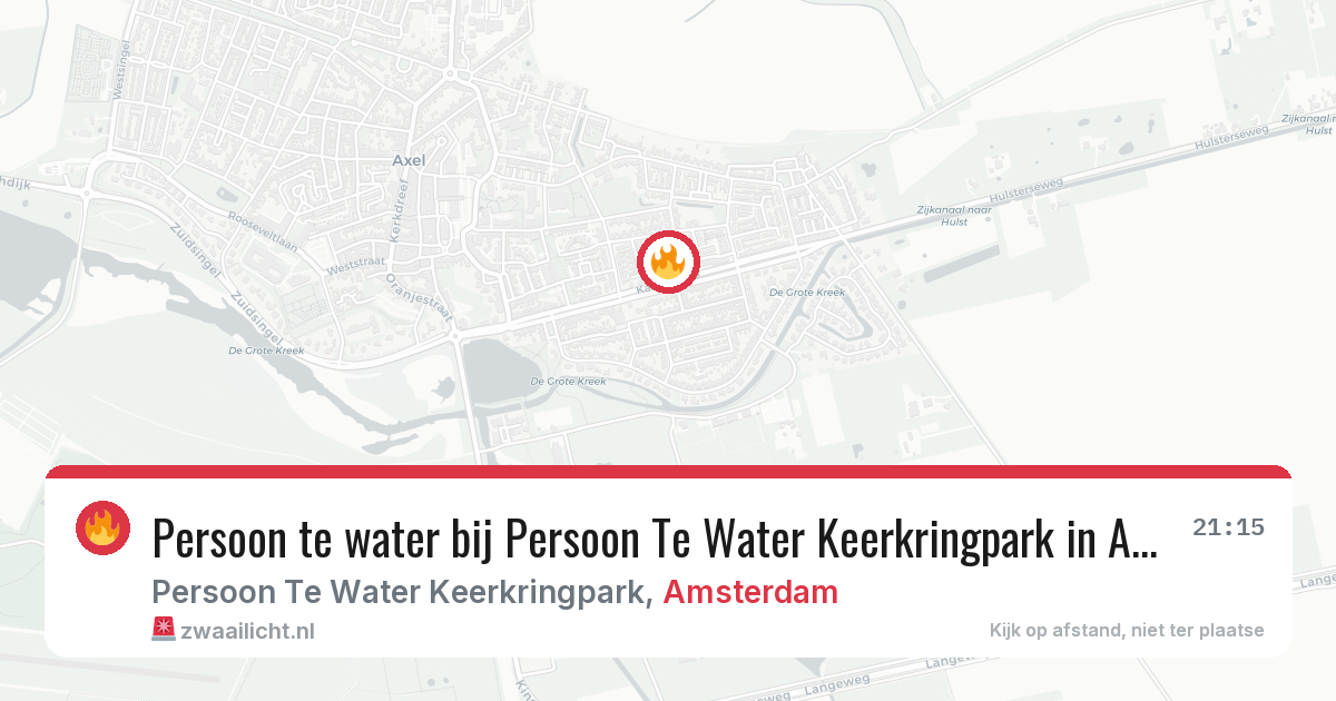 Persoon te water bij Persoon Te Water Keerkringpark in Amsterdam — 19 jun 2026