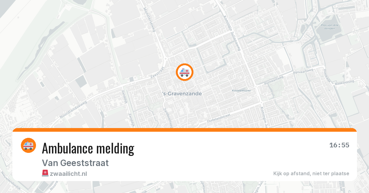 Ambulance melding — 23 mrt 2026