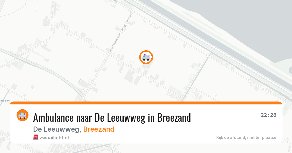 Ambulance naar De Leeuwweg in Breezand — 28 jun 2026