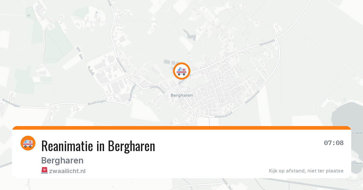 Reanimatie in Bergharen — 29 jul 2026