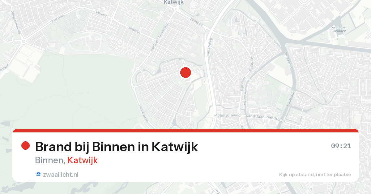 Brand bij Binnen in Katwijk — 19 aug 2026