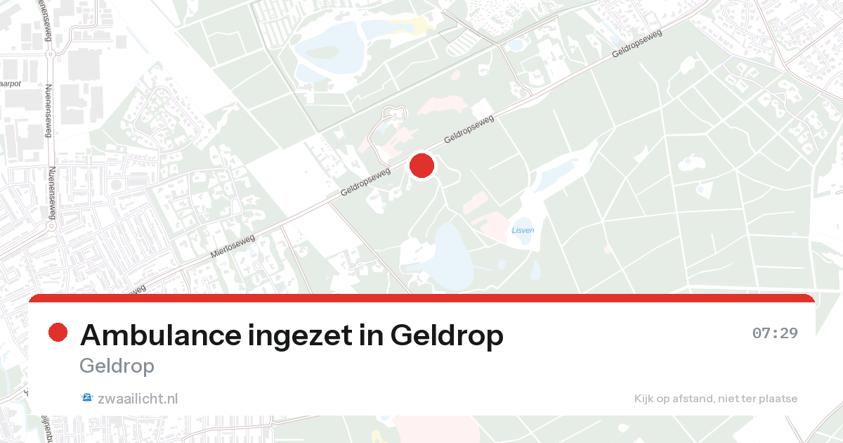 Ambulance ingezet in Geldrop — 28 aug 2026