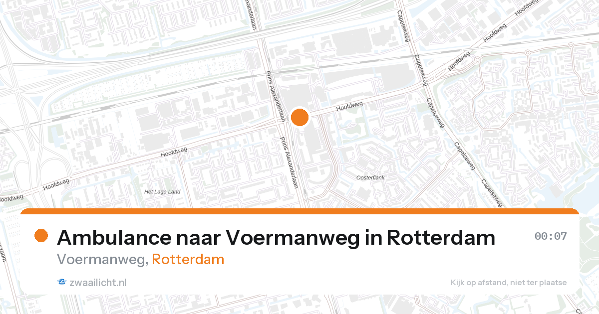 Ambulance naar Voermanweg in Rotterdam — 31 jan 2026