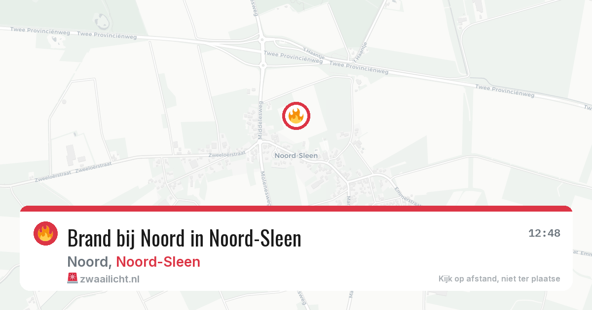 Brand bij Noord in Noord-Sleen — 20 jun 2026